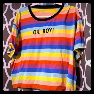 Disney small shop crop top